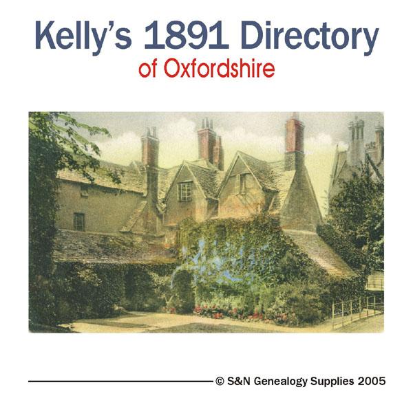 More info about Oxfordshire 1891 Kelly's Directory