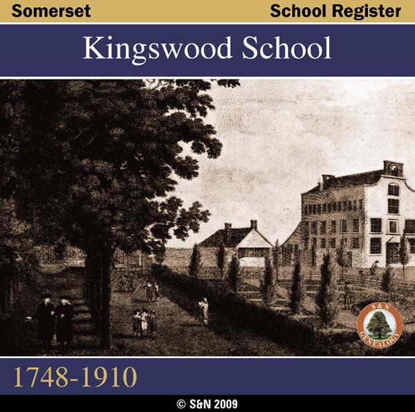 More info about Somerset, Kingswood School Register 1748-1910