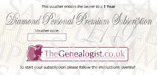 More info about www.TheGenealogist.co.uk Gift Voucher - Diamond 1 year Credit Free Subscription