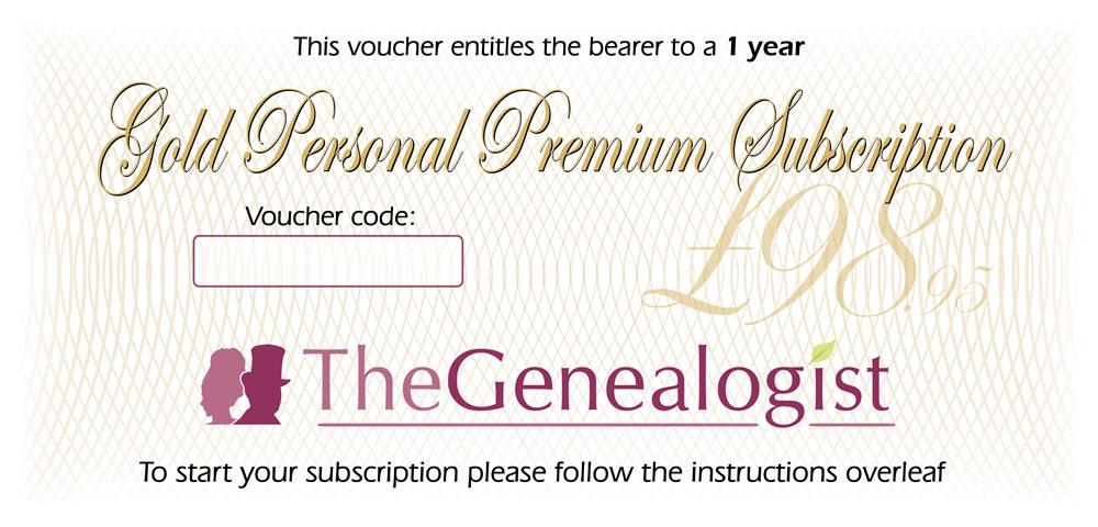 More info about www.TheGenealogist.co.uk Gift Voucher - Gold Personal Premium 1 year Credit Free Subscription