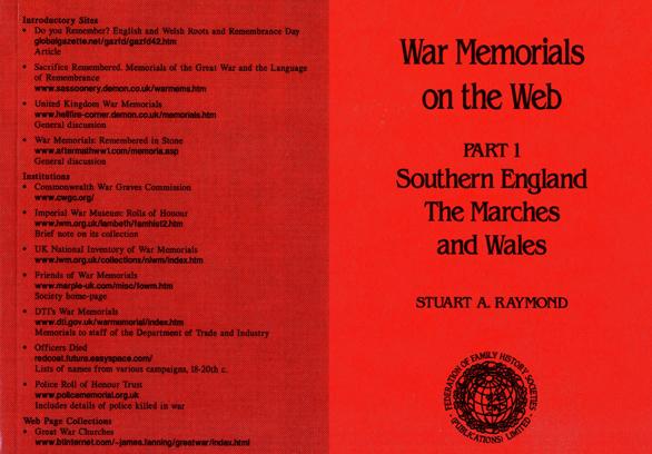 More info about War Memorials on the Web Part 1 - Free Postage
