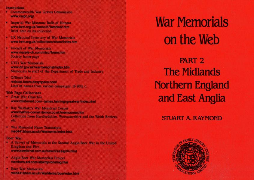 More info about War Memorials on the Web Part 2 - Free Postage