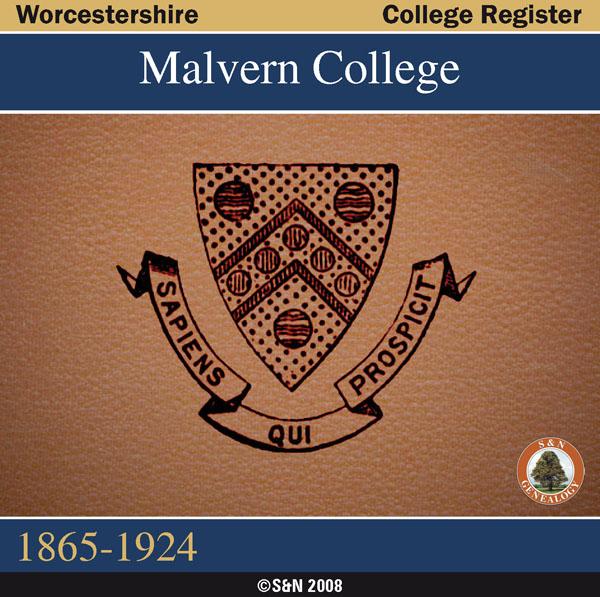 More info about Worcestershire, Malvern College Register 1865-1924
