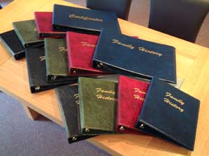 pic of all 3 binder sizes in all 4 colours