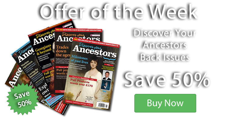 Save 50% on Discover Your Ancestors Bookazines