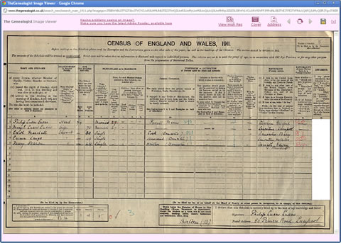 Lancashire 1911 Census