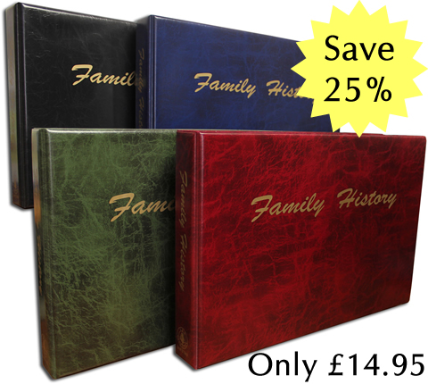A3 Family History Binders