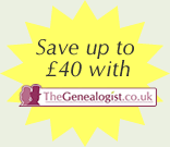 Save up to &pound;40 at TheGenealogist.co.uk