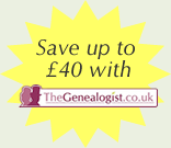 Save up to &pound;40 at TheGenealogist.co.uk