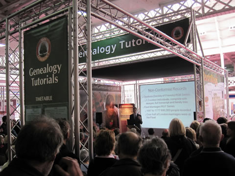 Genealogy Supplies Lecture Theatre at Who Do You Think You Are? Live! 2012