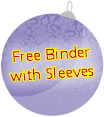 Free Binder with Sleeves