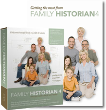 Family Historian v4 Deluxe with Getting the Most from Family Historian book
