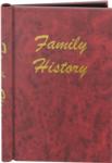 A4 Burgundy Deluxe Family History Springback Binder