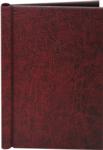 A4 Burgundy Leather Effect Family History Springback Binder - Untitled