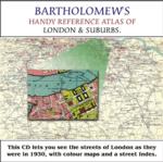 Bartholomew's Handy Reference Atlas of London & Suburbs 1930 on CD