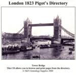 London 1823 Pigot's Directory