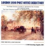 London 1880 - Kelly's Post Office Directory