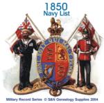 Navy List 1850 - March, June & September