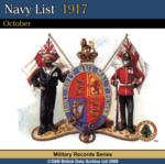 Navy List 1917 - October