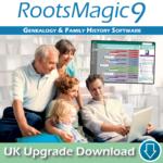 RootsMagic UK Version 9 Upgrade Download (PC/Mac)