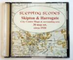 Skipton & Harrogate Area c.1920 Map CD (30 maps)