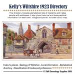 Wiltshire 1923 Kelly's Directory