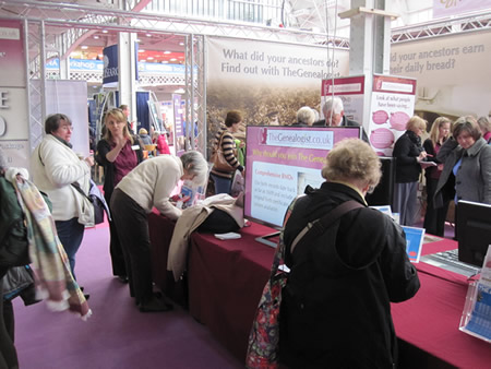 TheGenealogist stand at Who Do You Think You Are? Live!