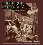 Edinburgh University - Roll of Honour 1914 - 1919